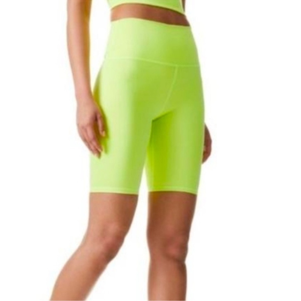Alice & Olivia high rise biker shorts